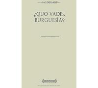 Colección Hildegart. ¿Quo vadis, burguesía?