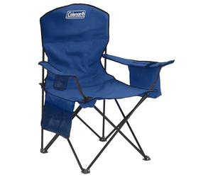 Coleman 187644 Fauteuil Quad avec Refroidisseur Bleu