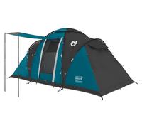 Coleman Tente Spruce Falls 4 – 4 pers, 2 cabines XXL opposées, espace de vie, 3000mm, tapis cousu