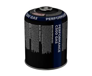 Coleman Cartouche de gaz C500 Performance - Avec valve à visser - Convient pour réchaud de camping, barbecue ou lampe - 440 g - Puissant mélange de butane ou de propane - Utilisation jusqu'au point de