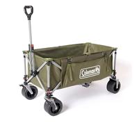 Coleman Chariot de Camping Pliable à 4 Roues, Roues Amovibles, Charge jusqu'à 180 kg, 116 x 60 x 58 cm, Vert