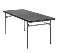 Coleman Meubles Large Camp Table de Camping Portable Noir