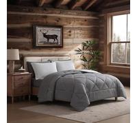 Coleman Parure de lit réversible pour lit deux places dans un sac - Options de couleur double face, couette toutes saisons + taies d'oreiller + draps - Parfaite pour la maison, la cabine ou le camping