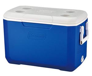 Coleman Poly-Lite 48QT, glacière passive, glacière à contenance 45 L, boîte à glace à isolation intégrale en mousse PU et protection UV, garde les boissons et aliments au frais pendant jusqu’à 3 jours