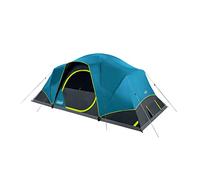 Coleman Skydome Tente de Chambre Sombre pour 4/6/8/10 Personnes avec Toit Anti-Pluie, Installation en 5 Minutes, Bloque 90% de la lumière du Soleil, 20% Plus d'espace Libre Que Les tentes