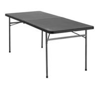 Coleman Meubles Large Camp Table de Camping Portable Noir