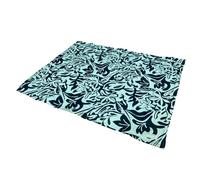 Coleman Tapis de refroidissement réversible motif botanique bleu marine moyen - 61 x 76,2 cm