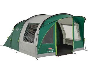 Coleman Tente Rocky Mountain 5 personnes, tente familiale 5 personnes, 2 très grandes cabines de couchage obscurcies, 100 % étanche à l'eau