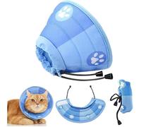 Colerette Anti-Lechage - Non spécifié - Taille L - Ajustable - Blanc - Pour Chat et Chien