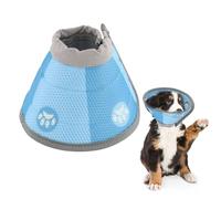 Colerette Chat Anti Léchage, Collerette Chat Anti Grattage Tête, 8.5''-12'' Réglable Colerette Protection Chat en Tissu Souple pour Chiots, Chats