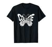 Colette Butterfly - Word Art personnalisé avec nom mignon T-Shirt