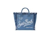 Colette moyenne chez la femme denim Saint Barth avec imprime blanc BLUE UNI