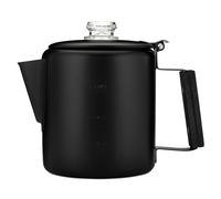 COLETTI Bozeman - Cafetière noire - Cafetière de camping - Percolateur le plus élégant d'Amérique - Sans aluminium ou plastique [6 tasses]