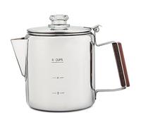 Coletti Cafetière de Camping Bozeman - Percolateur à café - Cafetière percolateur pour feu de Camp ou préparation de café sur cuisinière (6 Tasses)