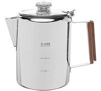 Coletti Percolateur à café Bozeman, cafetière percolateur, cuisinière à percolateur à café, cafetières de Camping, cafetière à percolateur, cuisinière à café de Camp