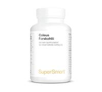 Coleus Forskohlii - Contribue à la Gestion du Poids et à l'Élimination des Graisses - Normalisé à 10% de Forskoline - Booste le Métabolisme - Vegan - Sans Gluten - Supersmart