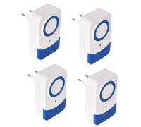 Colexy 4 Pièces Répulsif Ultrason Souris et Rats, Prise Anti Moustique Électronique, Anti Fourmis/Araignée/Cafard, Appareil Ultrason pour Nuisible Intérieur, Sûr pour Enfants et Animaux (Blanc)