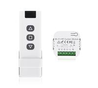 Colexy Kit de Commande de Volet Roulant sans Fil, Module Volet Roulant Sans Fil, RF Télécommande + module récepteur Portée jusqu'à 100m, Emetteur Radio 433Mhz, Pour Volets Roulants, Stores