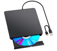 Colexy Lecteur Blu-Ray Externe BD/DVD/CD, écriture Blu-Ray Portable USB 3.0 et Enregistreur DVD de Type C Enregistreur Blu-Ray pour Win7/8/10/11/PC, Linux, Ordinateur Portable, Desktop