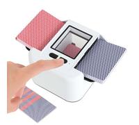 Colexy Mélangeur de Cartes Automatique Rechargeable, Mélangeurs de Cartes et Distributeurs 2 en 1, Mélangeur Automatique de Cartes, Melangeur de Carte pour Poker, Belote, Pinochle, Cassino, Blackjack