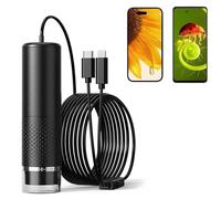 Colexy Microscope numérique USB, Microscope de Poche, grossissement 50X-1600X Portable, Microscope vtech pour Android (USB-C), iPhone et iPad