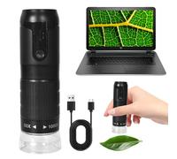 Colexy Microscope Numérique WiFi et USB, Grossissement 50X-1000X, Compatible avec iPhone iPad Android Windows Mac, Mini Scope Portable pour Enfants et Adultes
