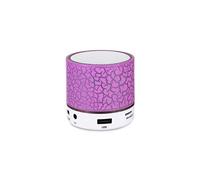 Coley Haut-parleur Bluetooth avec lumiére LED multicolore et kit main-libre Rose