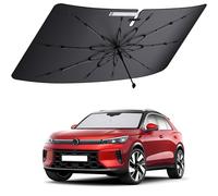 Coleya Parapluie Pare-Soleil Auto Compatible avec VW T-Roc 2018-2025, T-Roc Parasol pour Pare-Brise Avant, VW T-Roc Accessoires Protection Solaire, Pliable, Bloque Rayons UV
