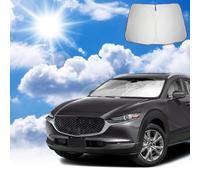 Coleya Pare-Soleil Auto Compatible avec Mazda CX-30 2019-2025, CX 30 Couverture pour Pare-Brise Avant, Mazda CX-30 Accessoires Protection Solaire, Pliable, Bloque Rayons UV