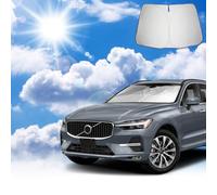 Coleya Pare-Soleil Auto Compatible avec Volvo XC60 2018-2025, Volvo XC60 Couverture pour Pare-Brise Avant, Volvo XC60 Accessoires Protection Solaire, Pliable, Bloque Rayons UV