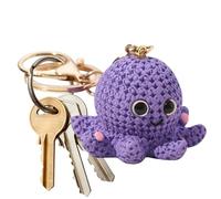 Colgante Pulpo Resina - Llavero Creativo, Figura Animal Mar, Colgante Bolsa | Juguete Pulpo Animado Realista, Llavero Moderno Jóvenes Adultos Viaje Escuela Oficina