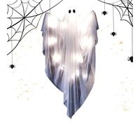 Colgantes Luminosos- Decoración De Halloween Fantasma Colgante | Fantasmaa Luminoso Dimmerabile | Decorazioni per Interni | Statue, Statuette Da Appendere, Decorazioni Luminose, Spaventose Con Suon