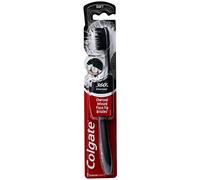 Colgate 360 Brosse à dents infusée au charbon de bois, poils à pointe de fil, doux (les couleurs varient) - 1 pièce