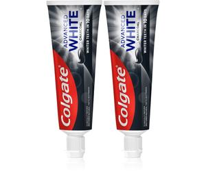 Colgate Advanced White Charcoal dentifrice blanchissant au charbon actif 2x75 ml