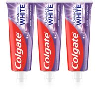 Colgate Advanced White Purple White dentifrice blanchissant 3x75 pcs