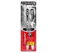 Colgate - Brosse À Dent Max White Charcoal Soft 2pcs -