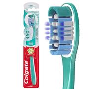 COLGATE - Brosse à Dents Colgate 360 Deep Clean - Brins Souples - Pack Famille - Lot de 12 Brosses à Dents
