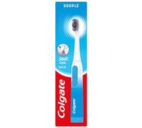 COLGATE - Brosse à Dents À Piles Colgate 360° Souple - Tête de Brosse Remplaçable - Piles Incluses