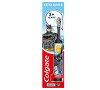 COLGATE - Brosse à Dents à Piles Colgate Batman Extra Souple - Brosse à Dents Électrique pour Enfant - Augmente la Motivation de l'Enfant - Idéale pour Prendre de Bonnes Habitudes - Piles Incluses
