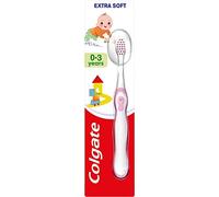 Colgate Brosse à dents extra douce pour enfants de 0 à 3 ans.