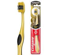 COLGATE Brosse à dents souple 360 degrés Charbon de bois 100 g Doré