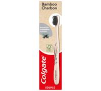 Colgate - Brosse à dents souple charbon bambou - 1 unité