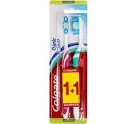 Colgate Brosse À Dents Triple Action Medium - Couleur Aléatoire
