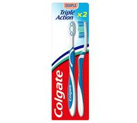 Colgate - Brosse à Dents Triple Action - Souple - Lot de 3