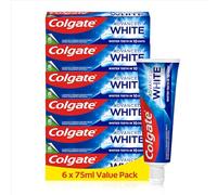 COLGATE Colgate Advanced White Toothpaste 75 ml, dentifrice blanchissant les dents, blanchiment cliniquement prouvé, blanchit en 10 jours, avec des cristaux micro-nettoyants actifs, nouvelle préventio