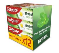 COLGATE Colgate - Dentifrice Herbal - 12 x 75 ml - Eucalyptus - Favorise des dents fortes et des gencives saines grâce aux ingrédients actifs et aux extraits naturels