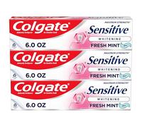 Colgate Colgate Sensitive Whitening Lot de 3 dentifrices à la menthe fraîche, menthe fraîche, 170 g