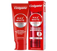 Colgate Dentifrice blanchissant Max White Ultra Active Foam, dents plus blancs en soleil 3 jours, Action hugénée à Absorption profonde, cliniquement testée 50 ml