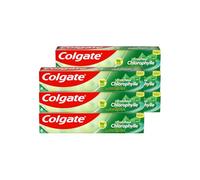 Colgate - Dentifrice Chlorophyle Fraîcheur Intense - 96% d'ingrédients d'origine naturelle - 6x75ml