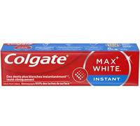 COLGATE - Dentifrice Colgate Max White Instant - Testé Cliniquement pour Eliminer Jusqu'à 100% des Taches de Surface - Tube de 75 ml